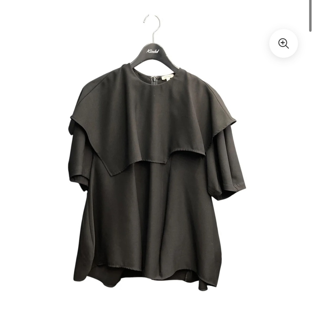 Enfold cape collar blouse